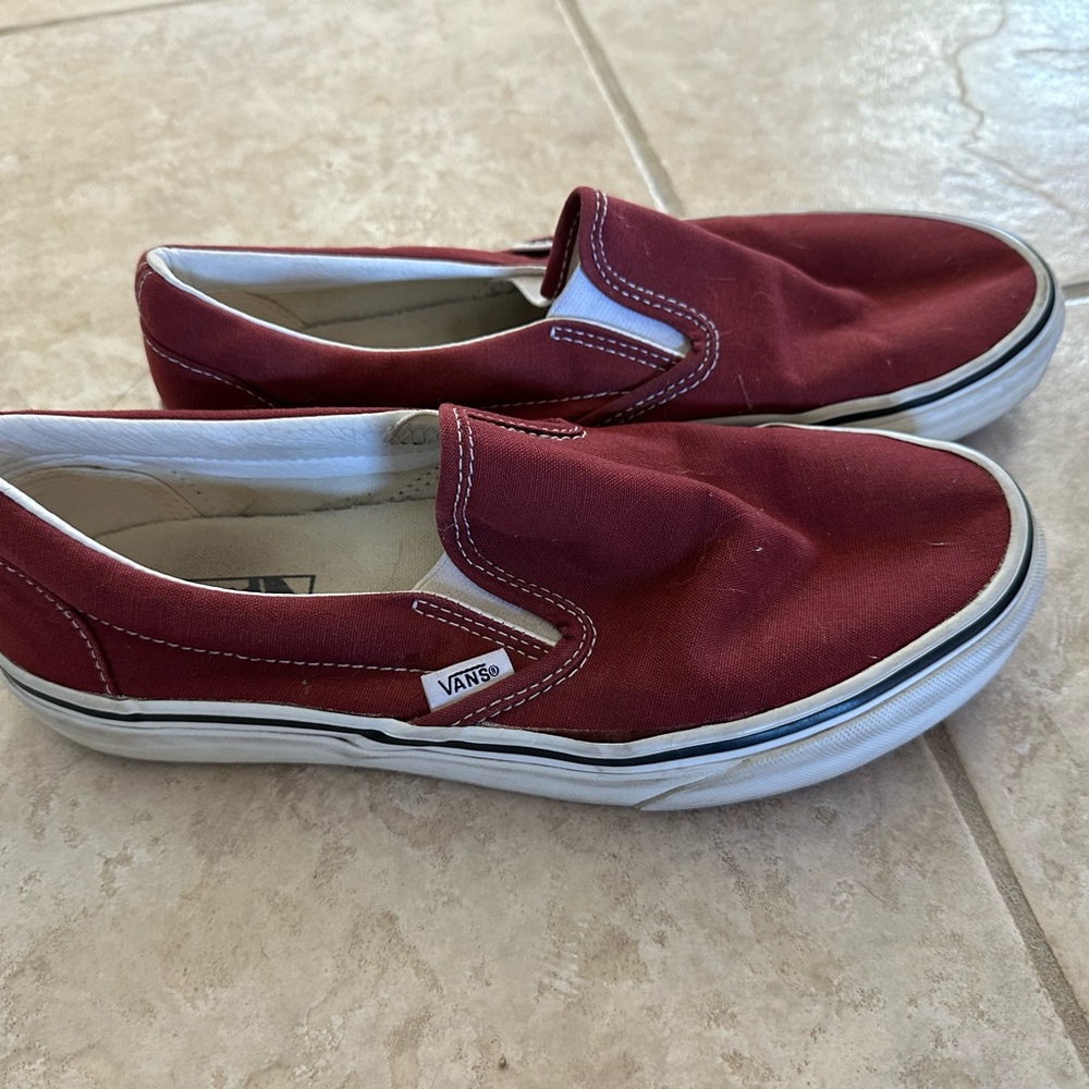 Vans Red Slip-on - Picture 2 of 5
